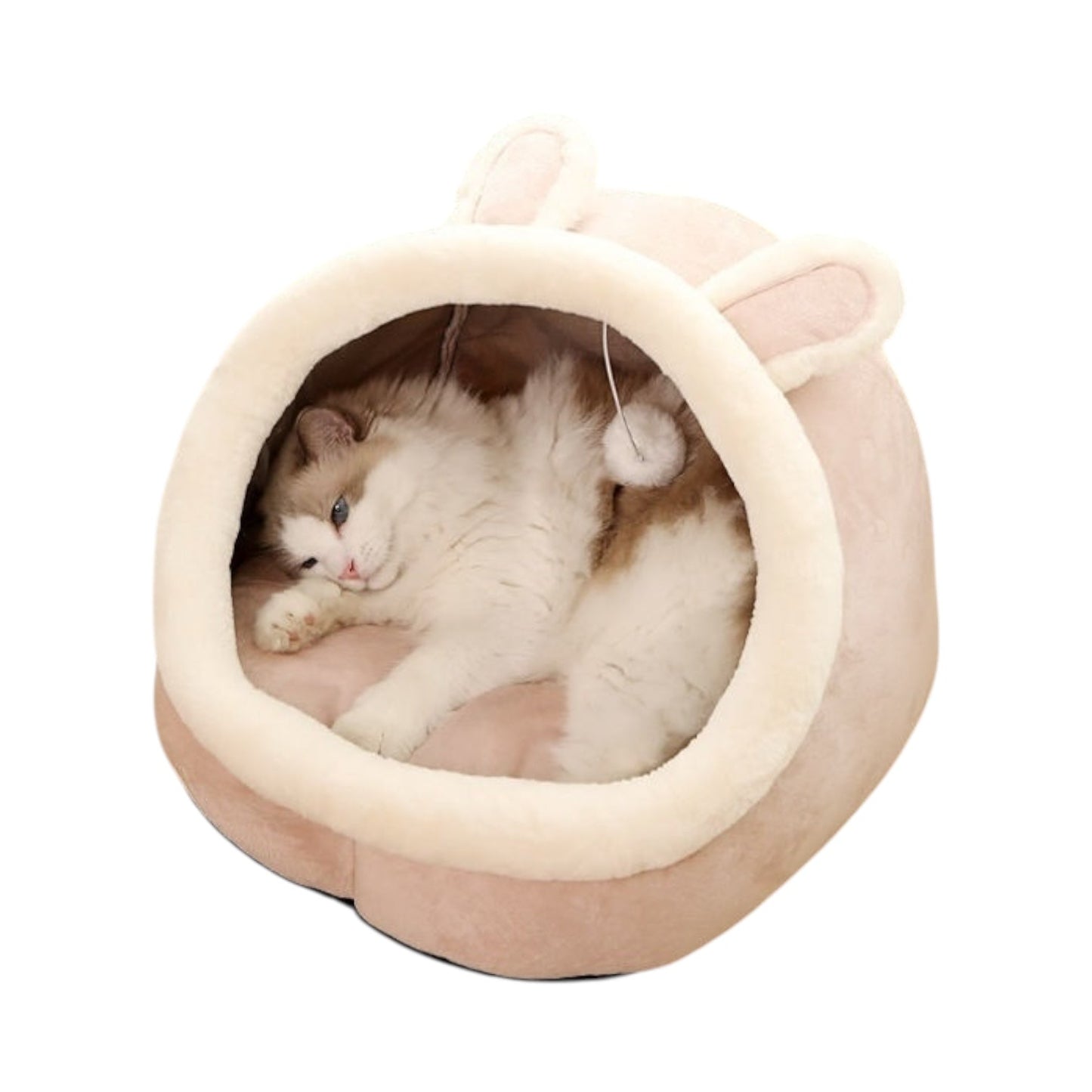 Panier igloo chat - Rose / S