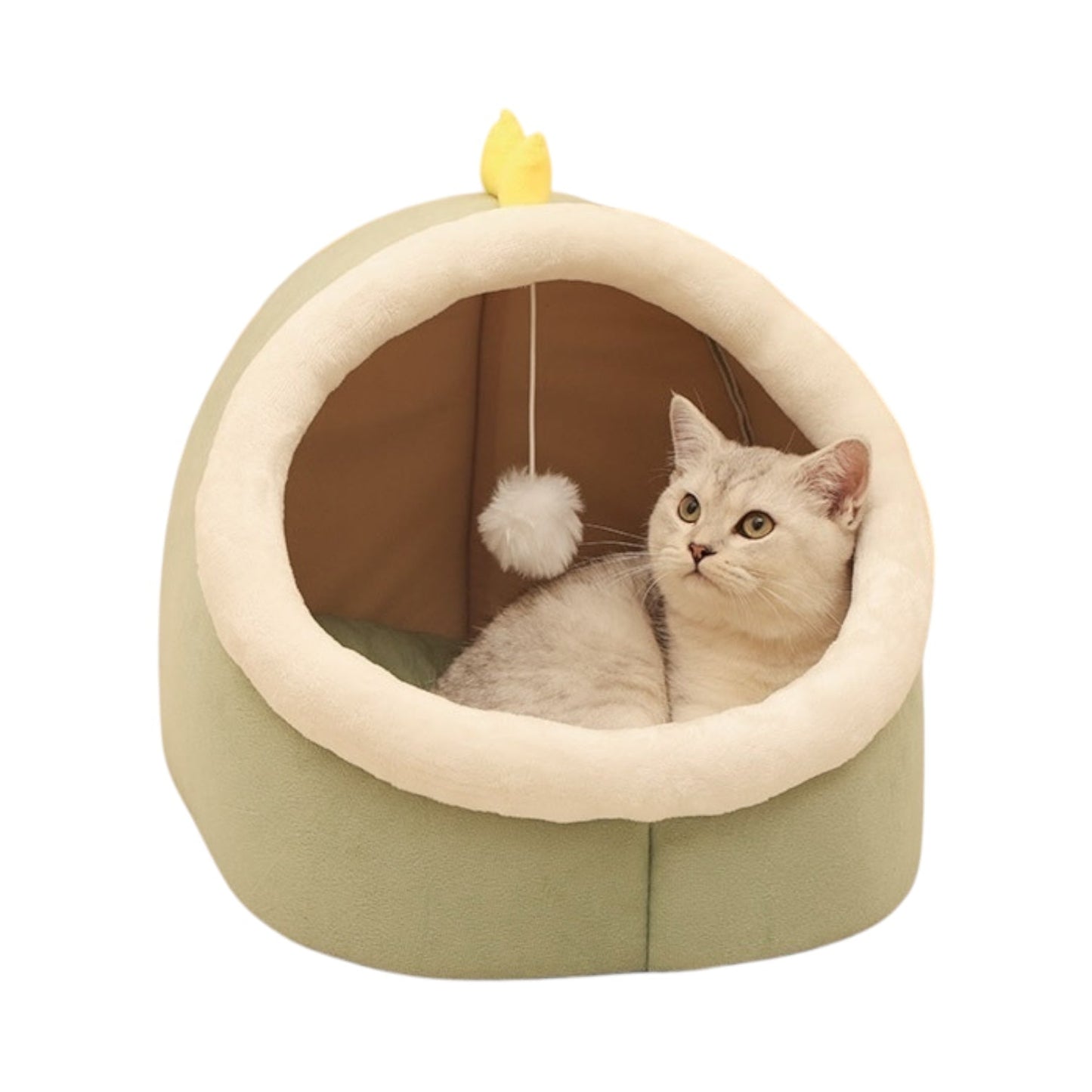 Panier igloo chat - Vert / S