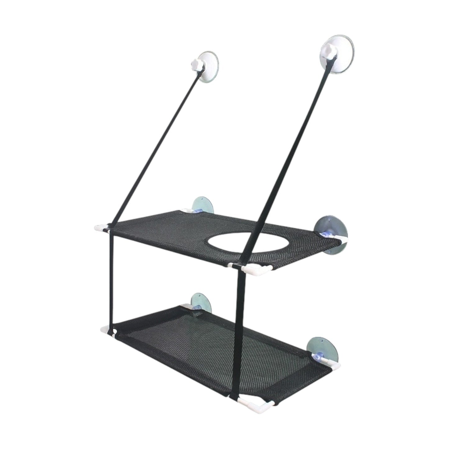 Hamac pour chat fenêtre - Noir x2