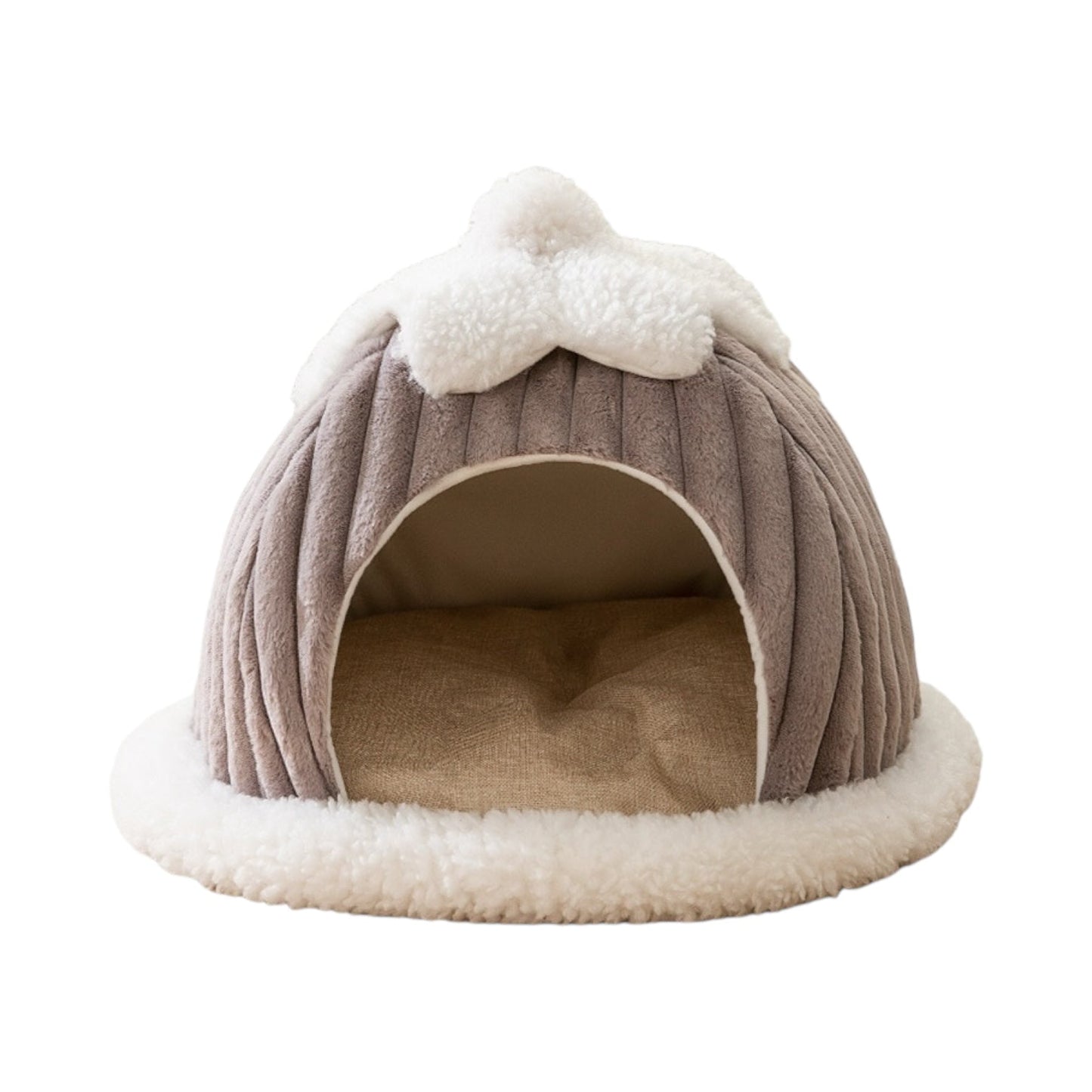 Maison douce pour chat intérieur - Gris / S