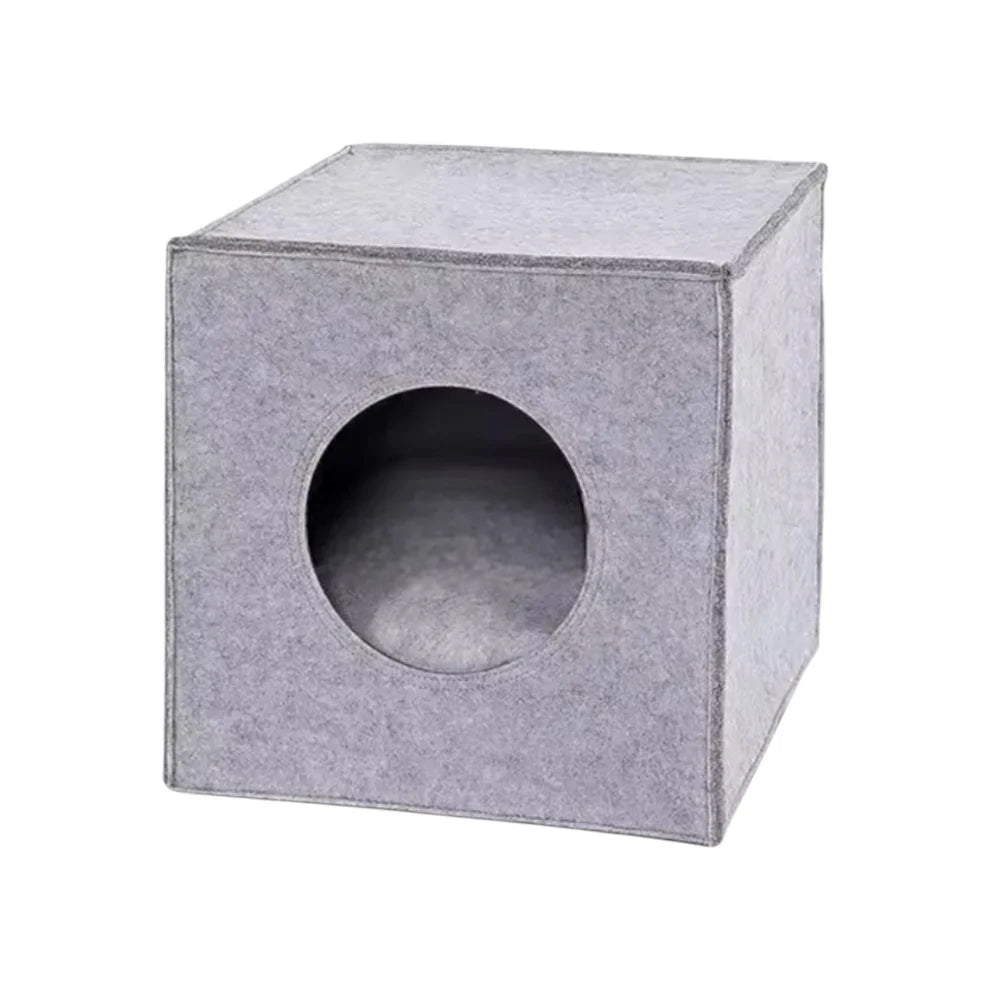 Maison pour chat design - Gris