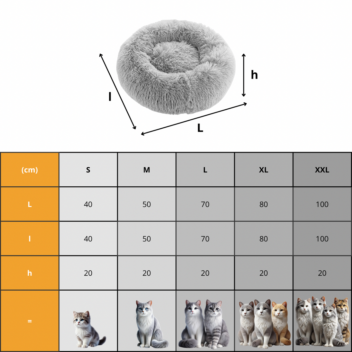 Cat Pouf Bed – Cozy Bean Bag Ottoman for Cats