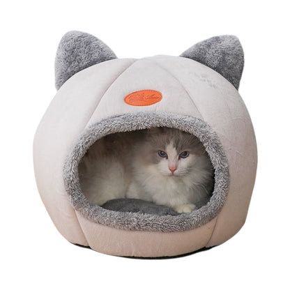Niche pour chat hiver