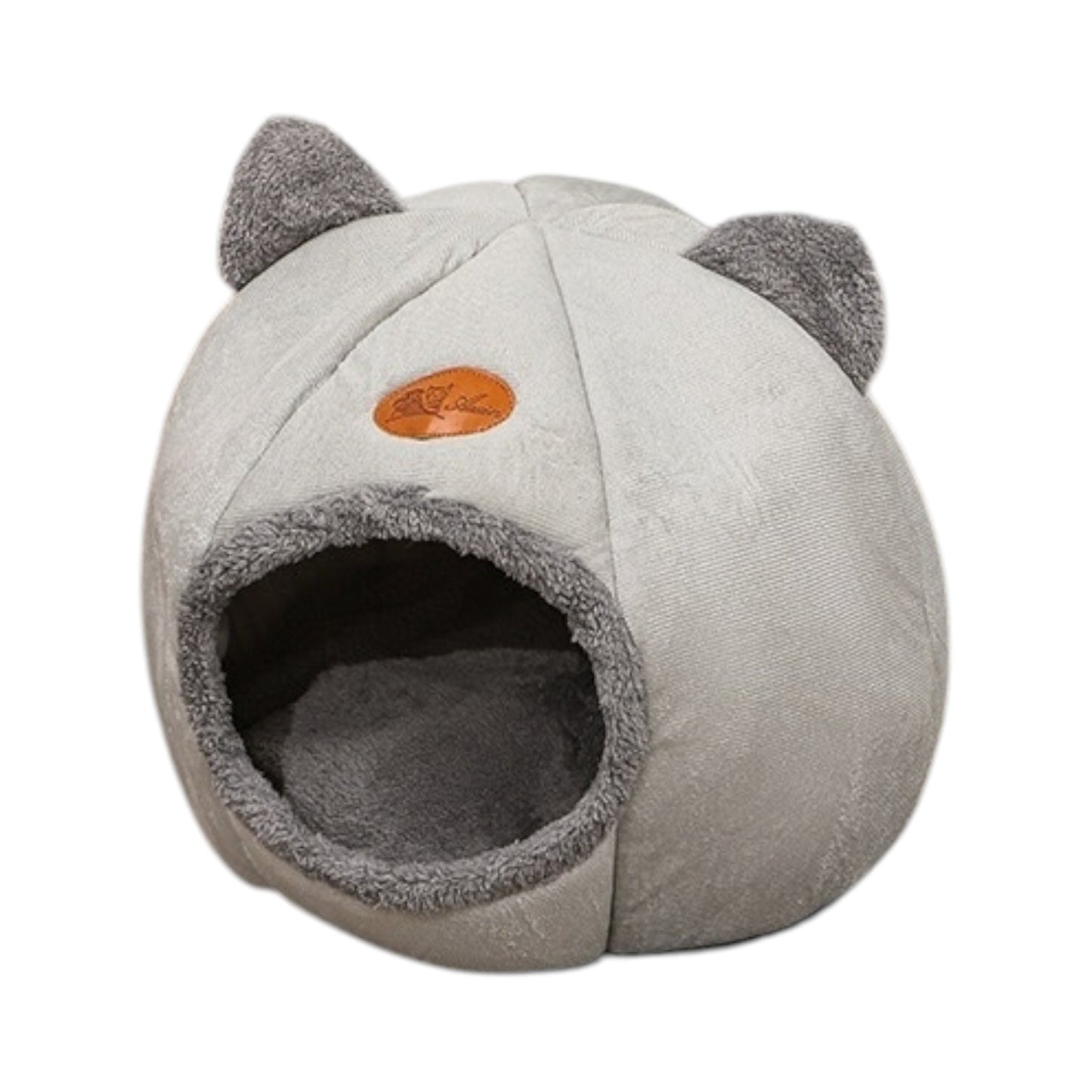 Niche pour chat hiver - Gris / S