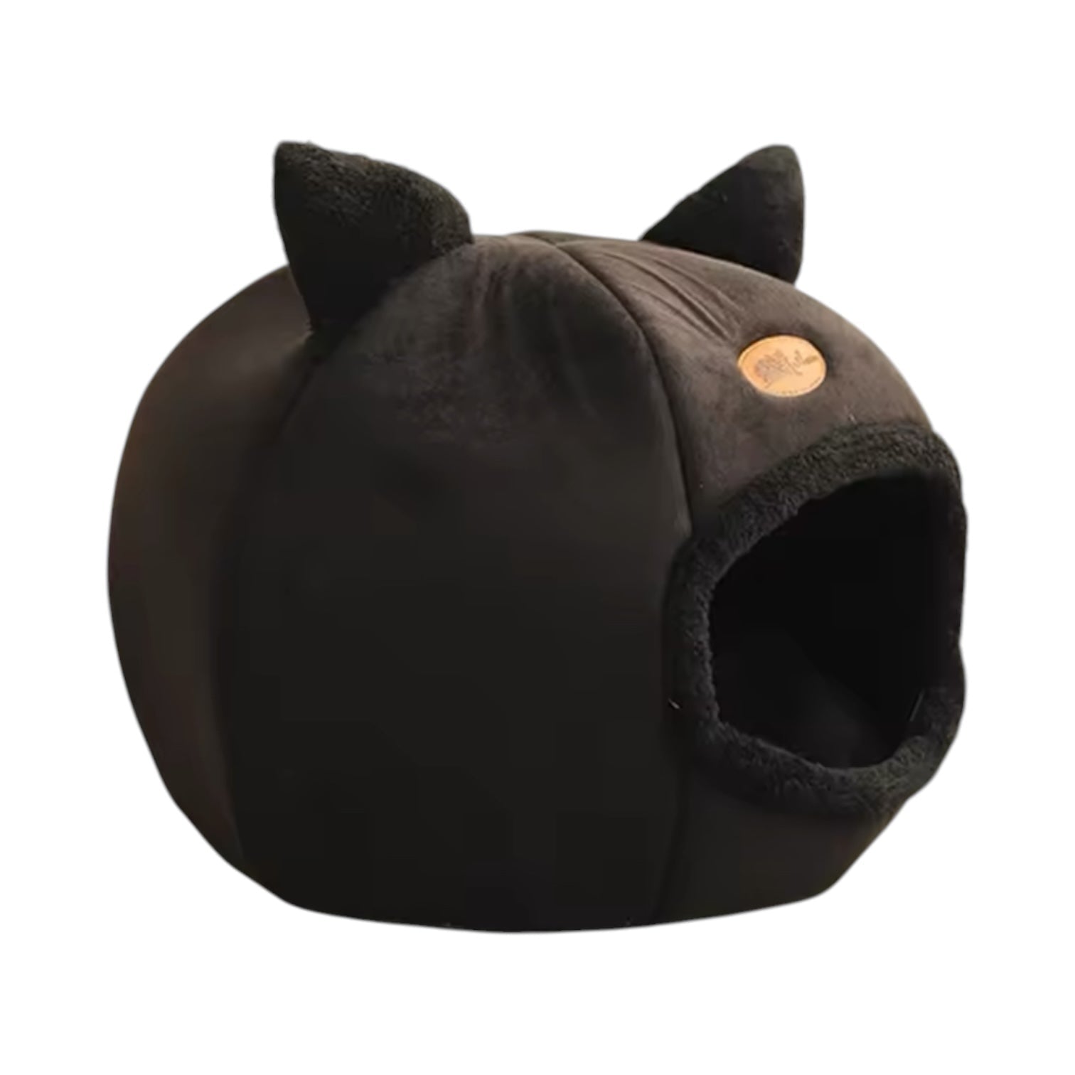 Niche pour chat hiver - Noir / S
