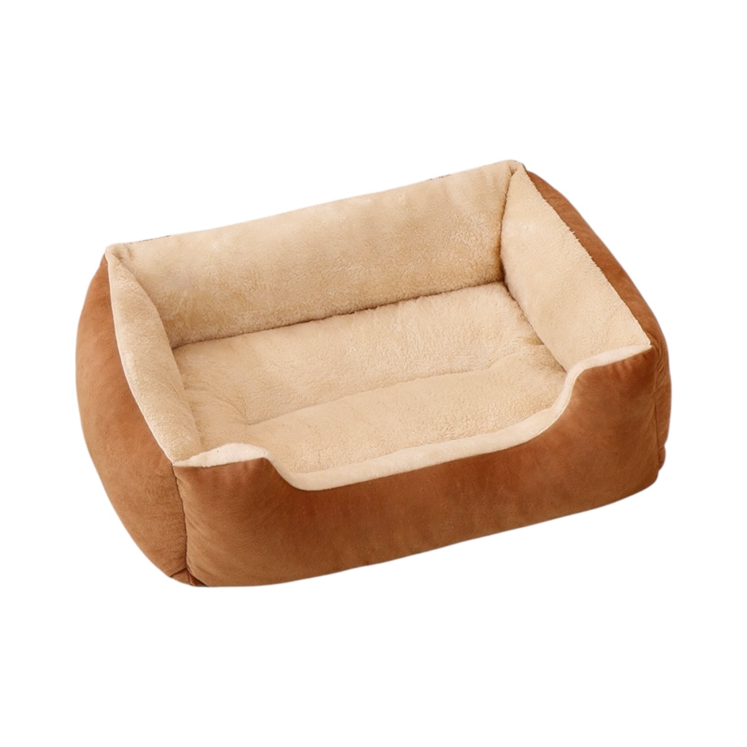 Panier chat design moumoute - Marron