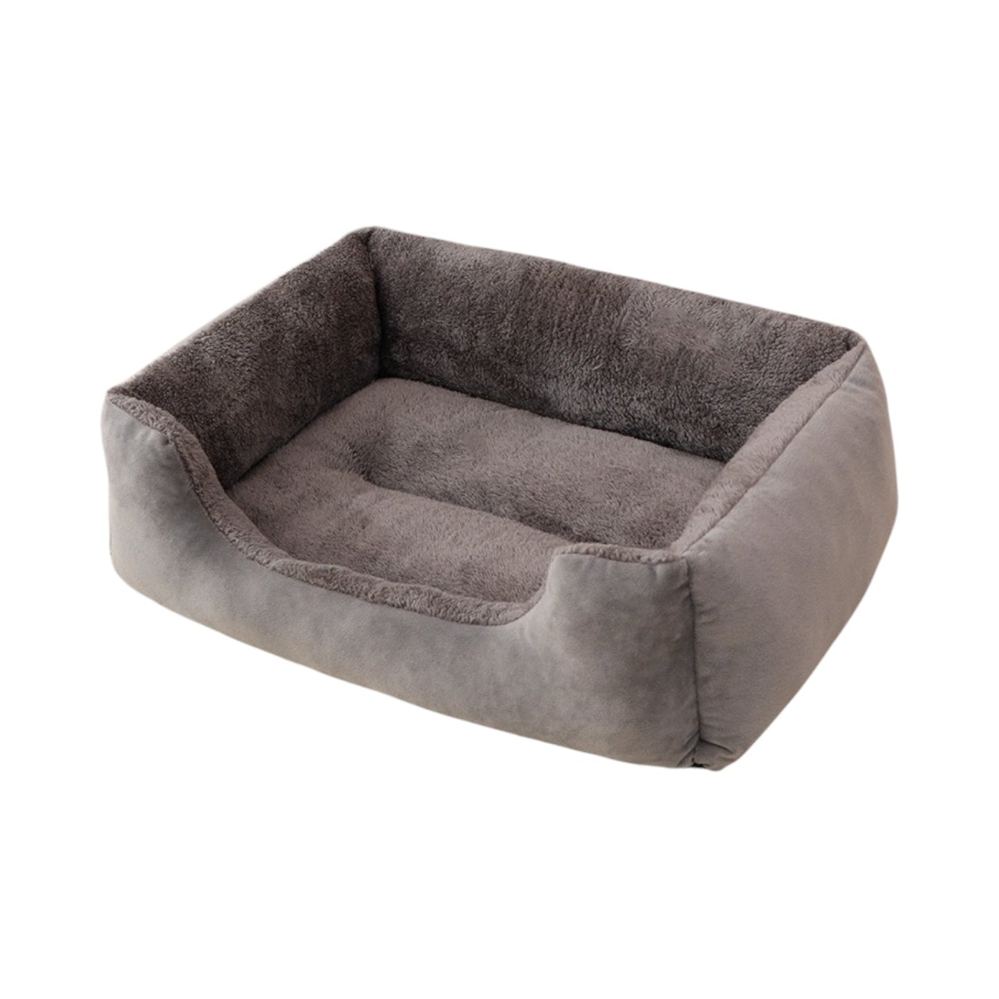 Panier chat design moumoute - Gris