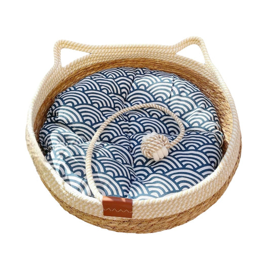 Panier en osier pour chat - Corse