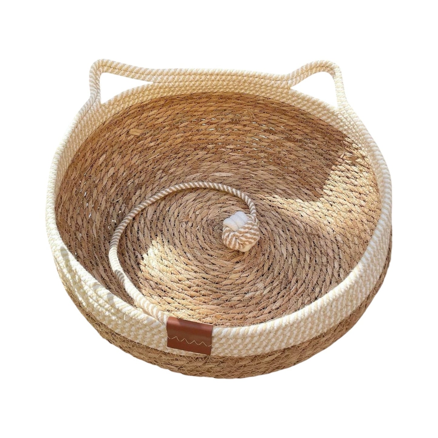 Panier en osier pour chat