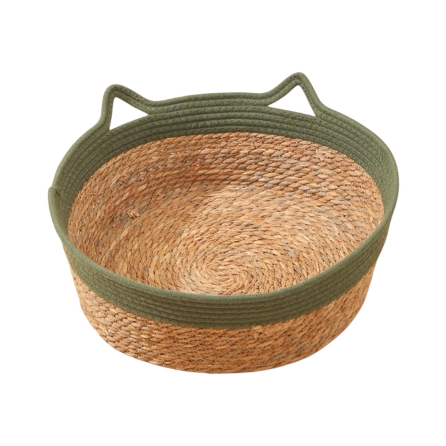Panier pour chat en osier