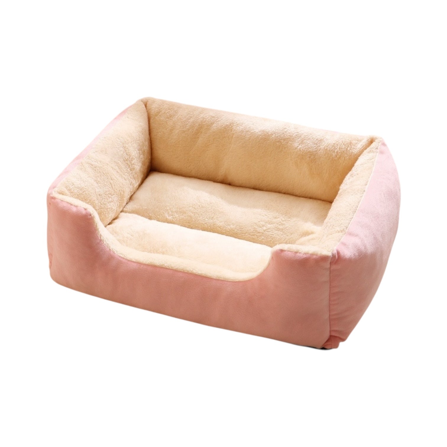 Panier chat design moumoute - Rose