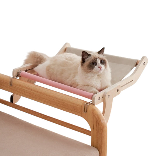 Hanging Cat Bed – Suspended Basket Hammock for Cats