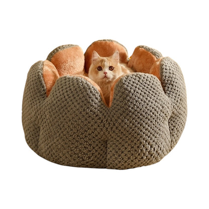 Cat Bean Bag Bed – Plush Pouf Ottoman for Cats