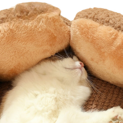 Cat Bean Bag Bed – Plush Pouf Ottoman for Cats