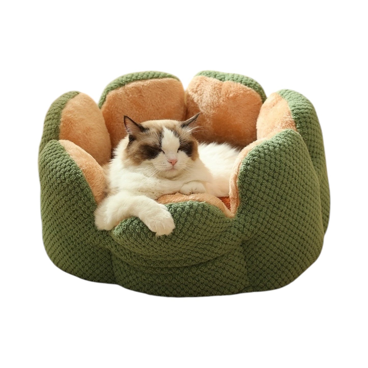 Cat Bean Bag Bed – Plush Pouf Ottoman for Cats
