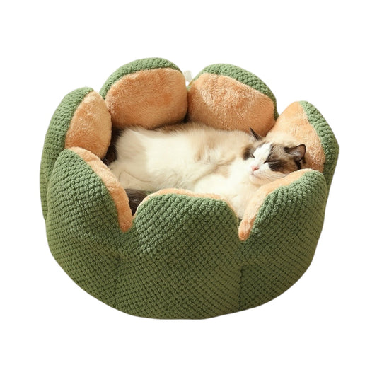 Cat Bean Bag Bed – Plush Pouf Ottoman for Cats