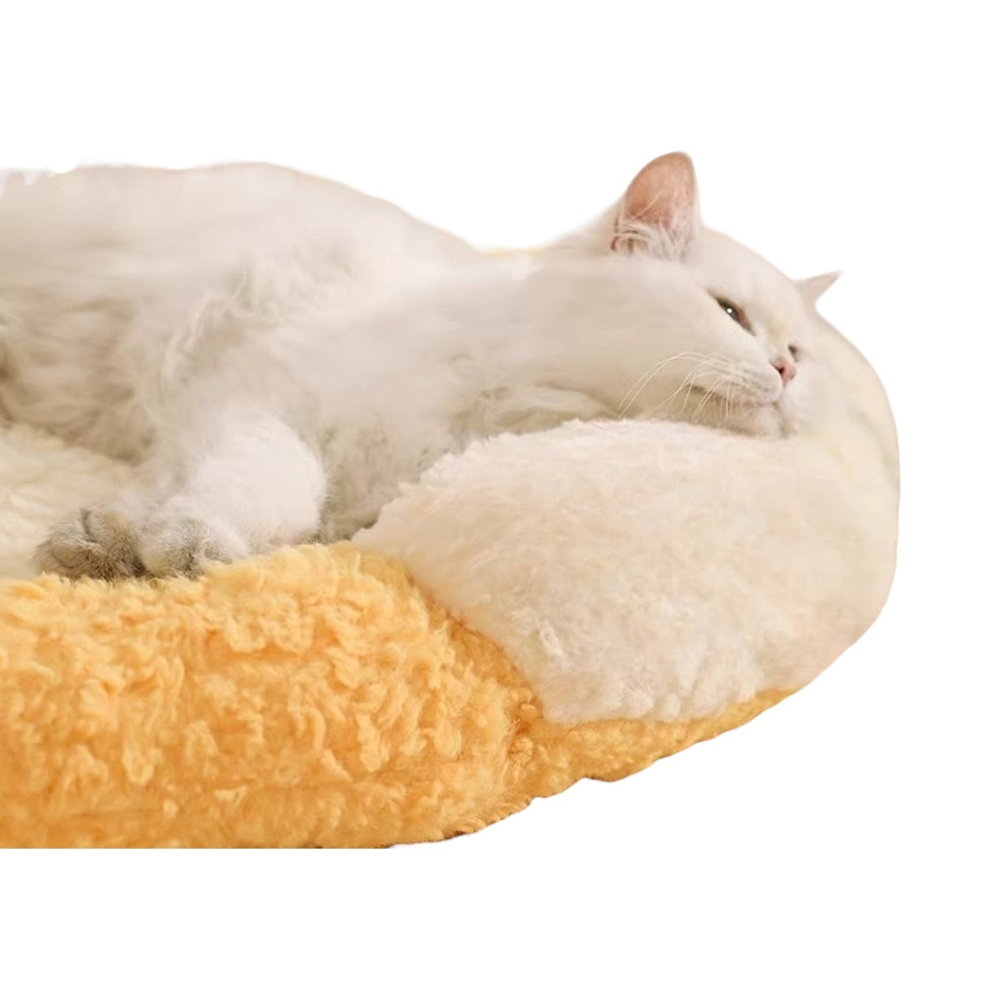 Plush Cat Cushion – Soft Fluffy Pillow Bed for Cats