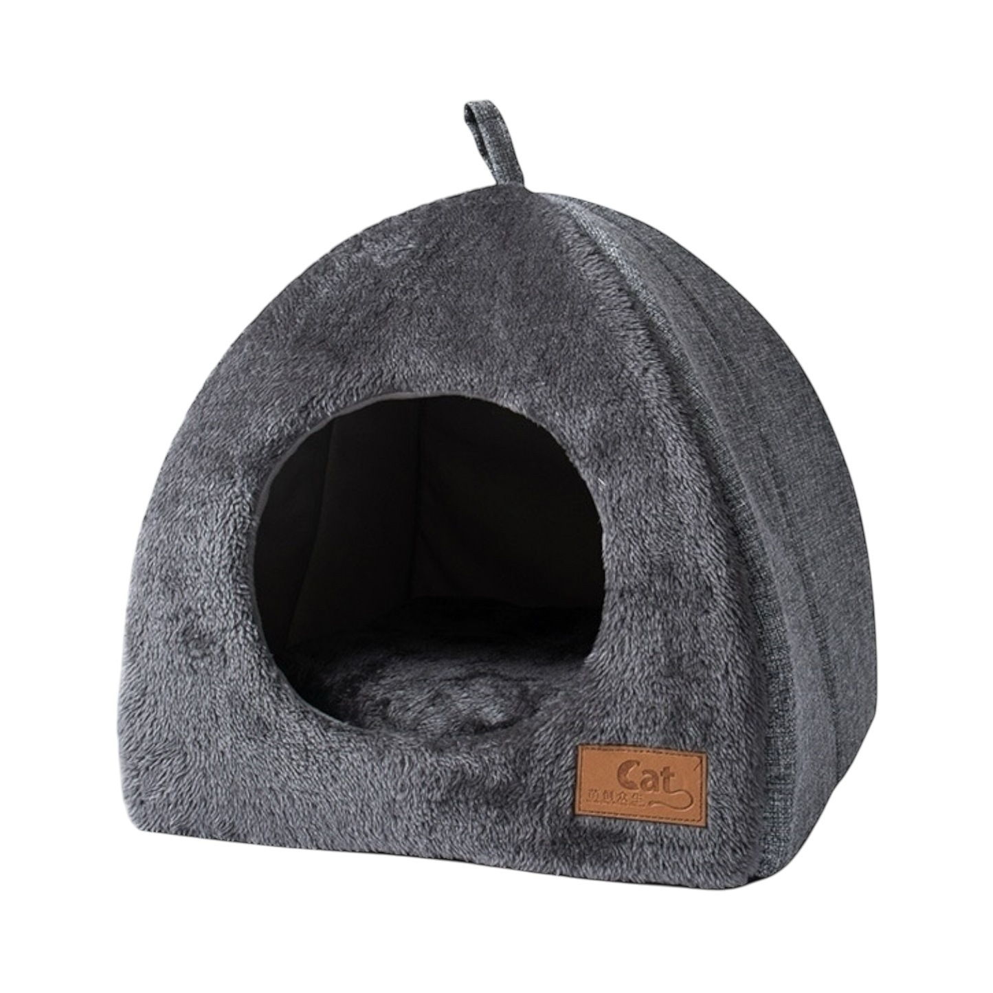 Plush Cat Tent – Soft Fluffy Indoor Bed for Cats