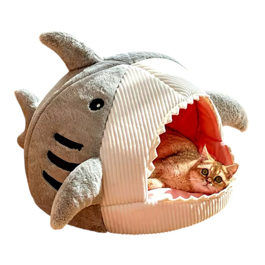 Niche pour chat style requin