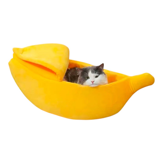 Lit pour chat banane