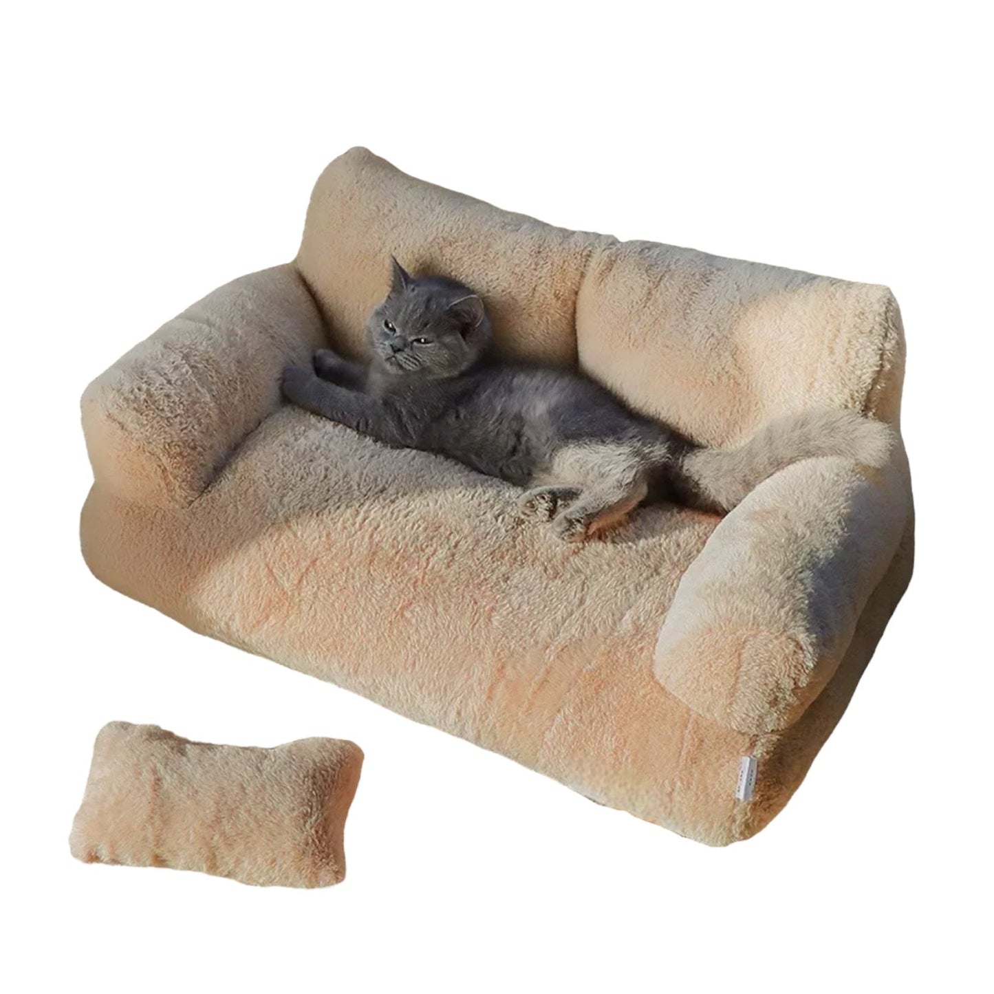 Canapé en peluche pour chat