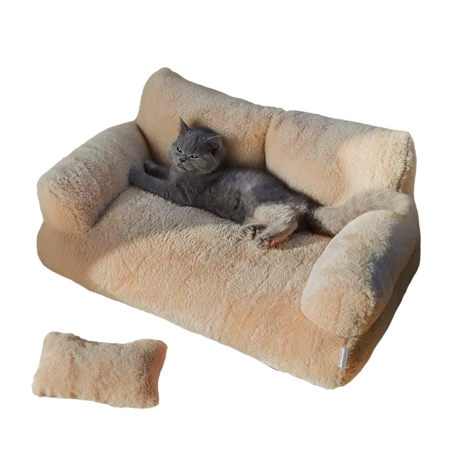 Canapé en peluche pour chat