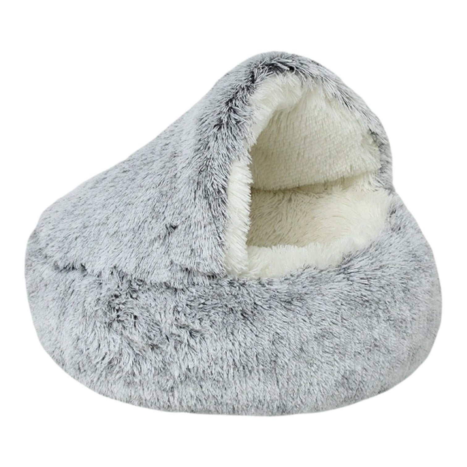 Coussin chat - Gris / Poilu