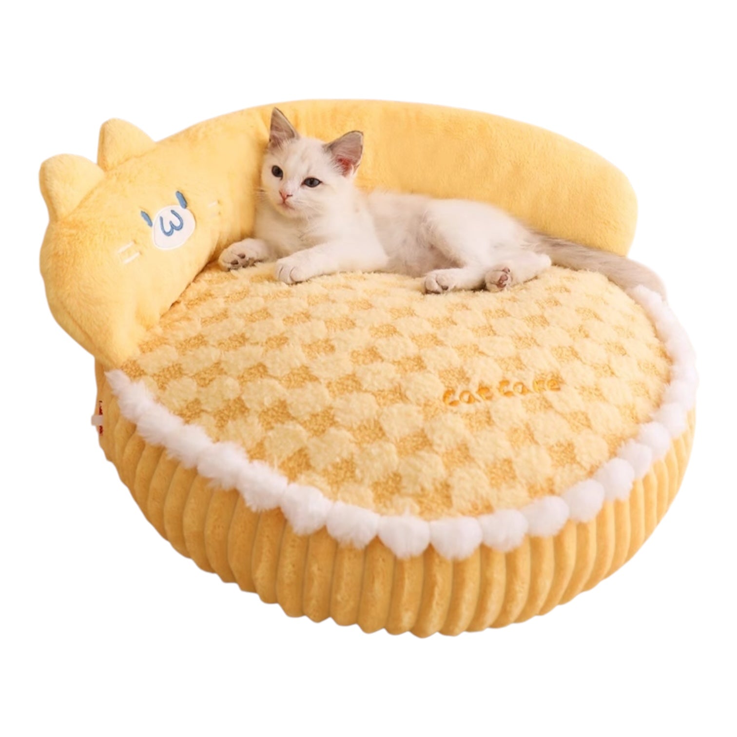 Coussin rond pour chat