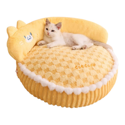 Coussin rond pour chat