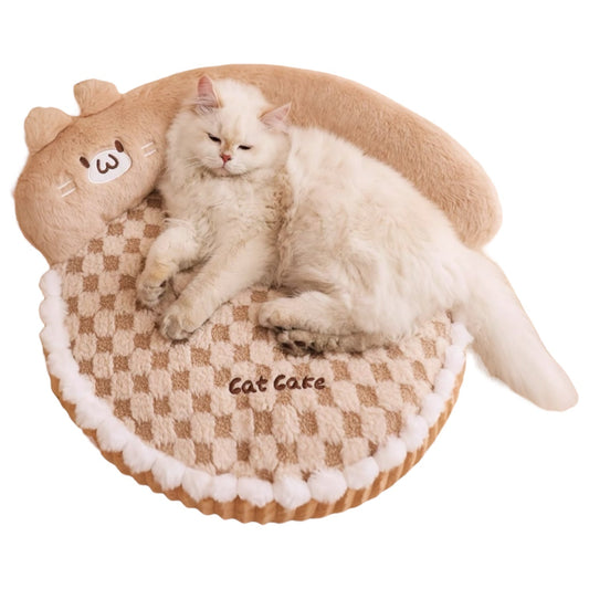 Coussin rond pour chat