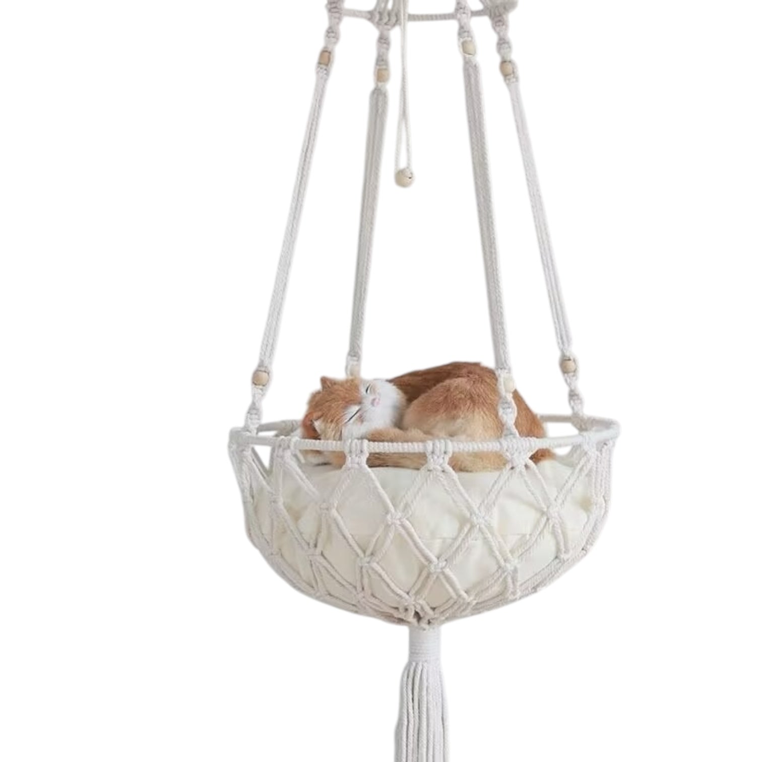 Hamac pour chat bohème avec coussin