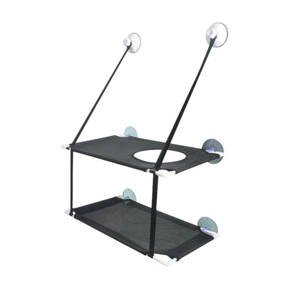 Hamac pour chat fenêtre - Noir x2