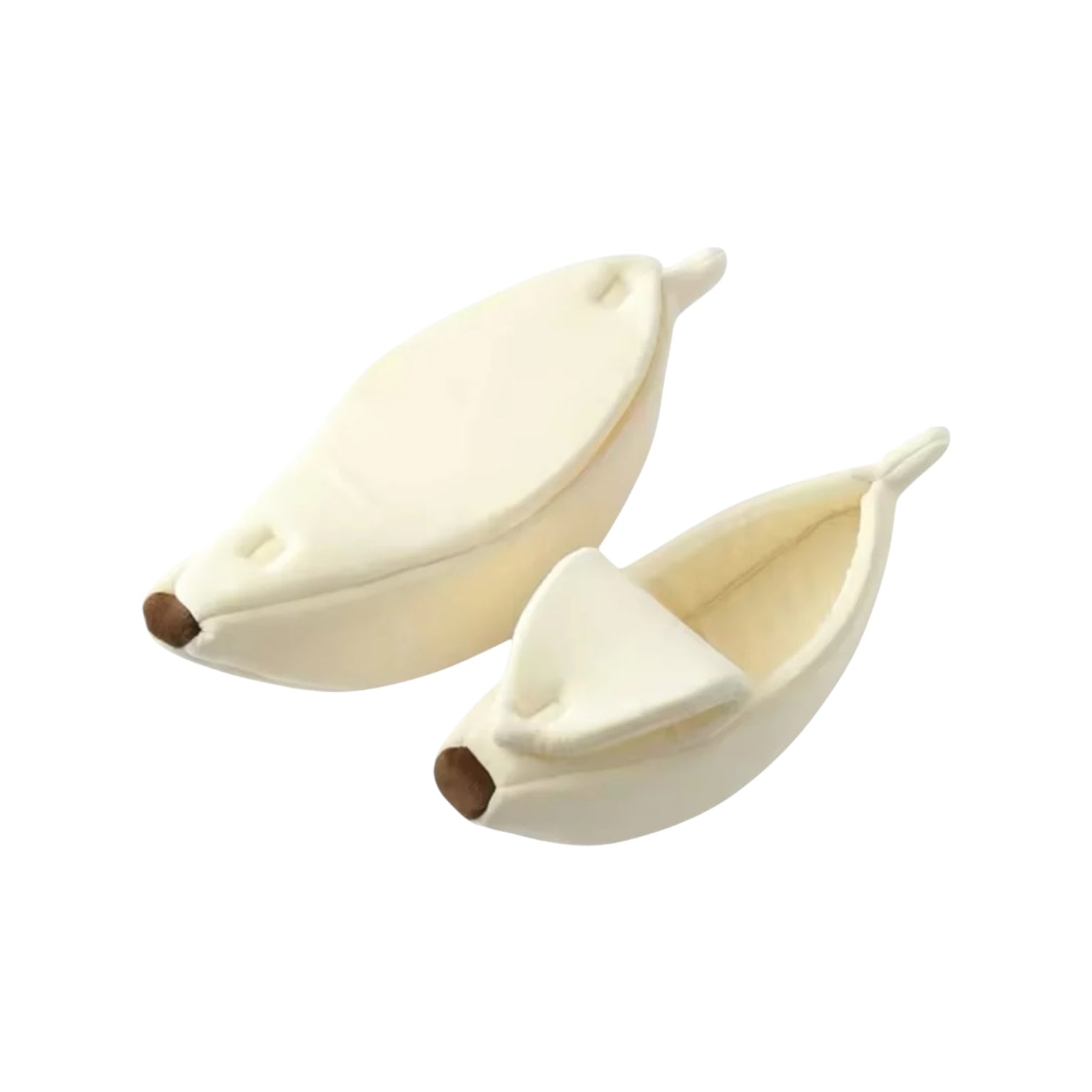 Lit pour chat banane - Beige / S