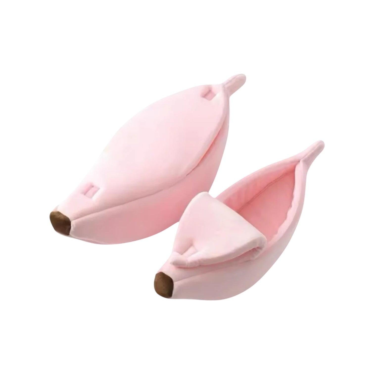 Lit pour chat banane - Rose / S