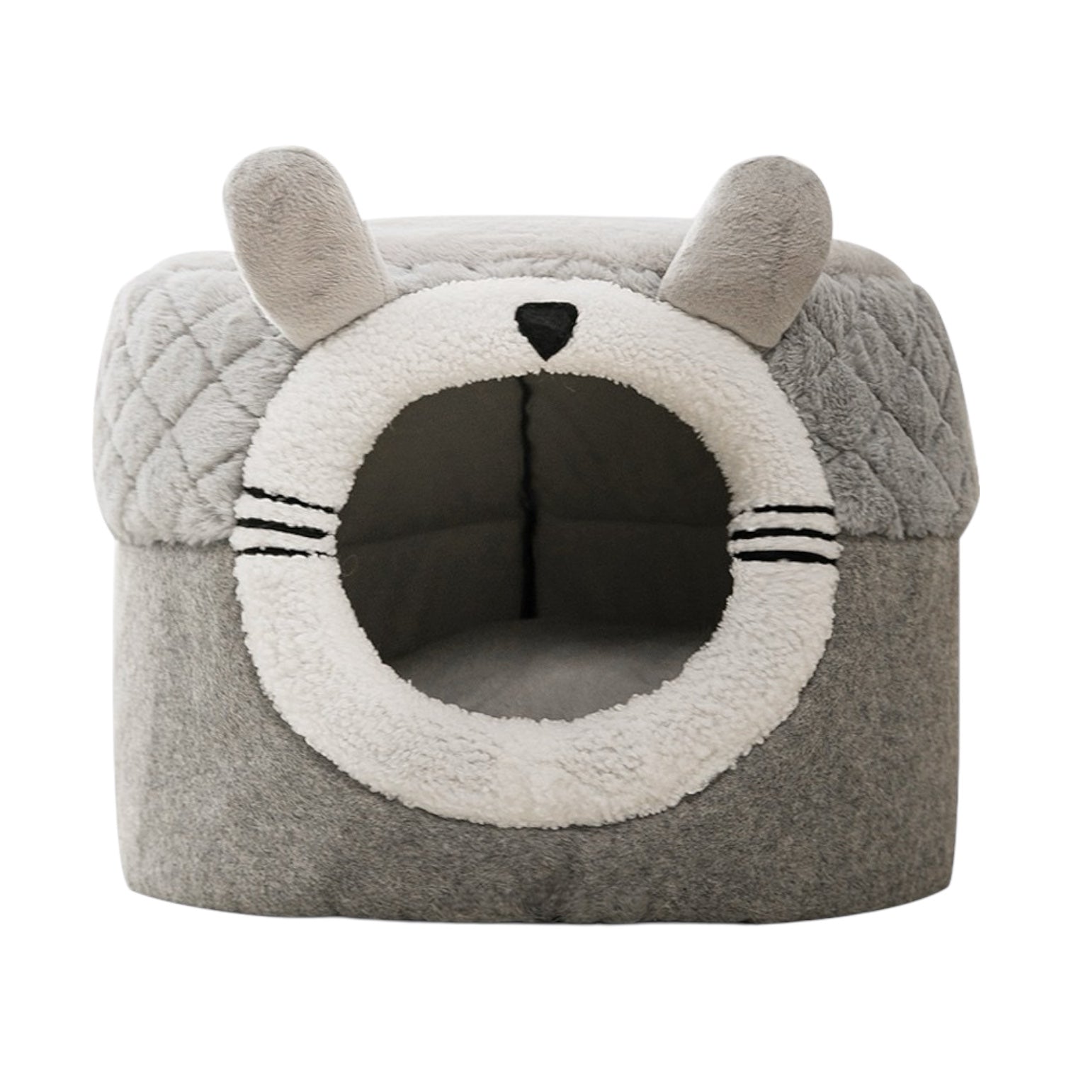 Maison pour chat enveloppante - Gris / S