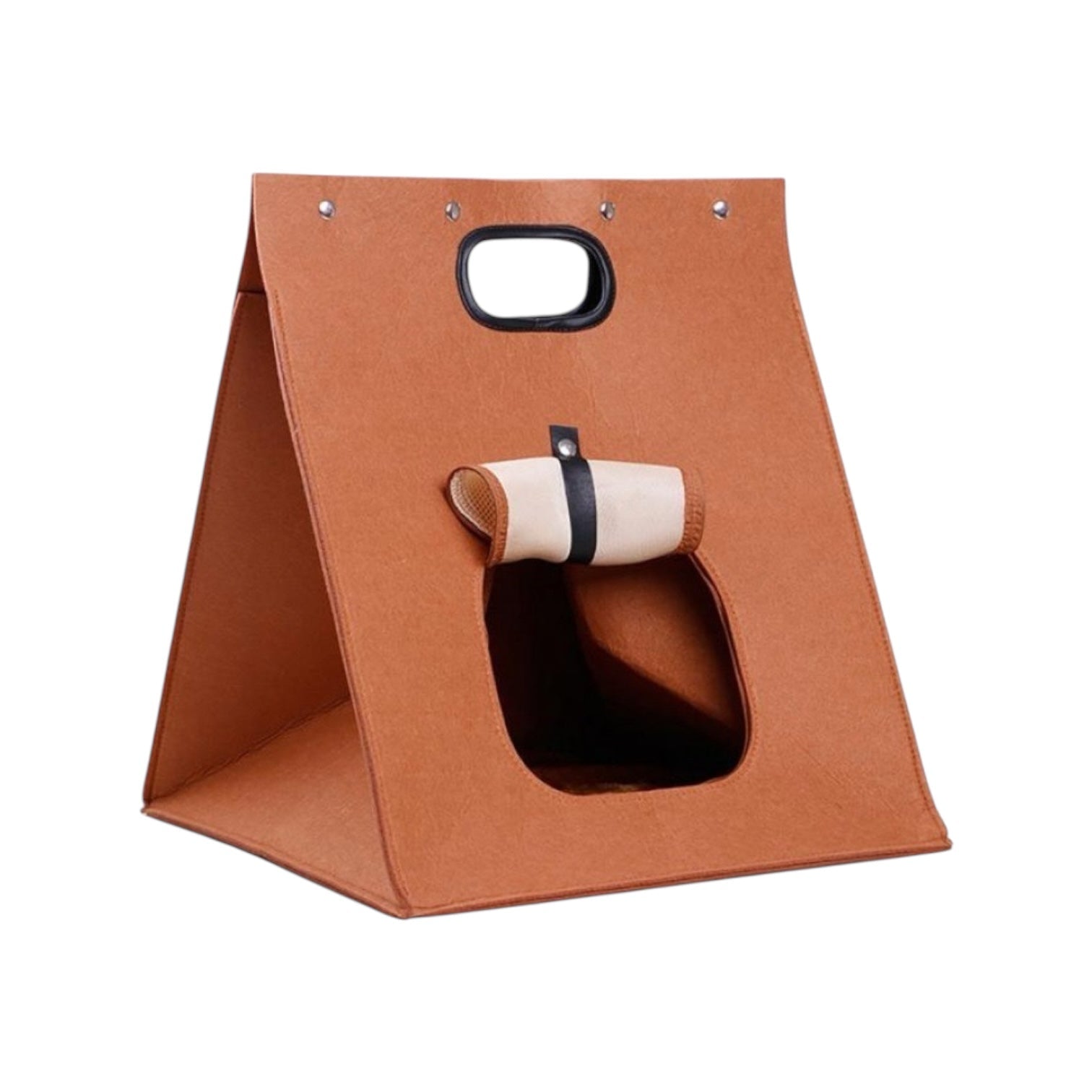 Maison pour chat design - Marron