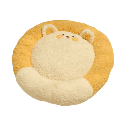 Plush Cat Cushion – Soft Fluffy Pillow Bed for Cats