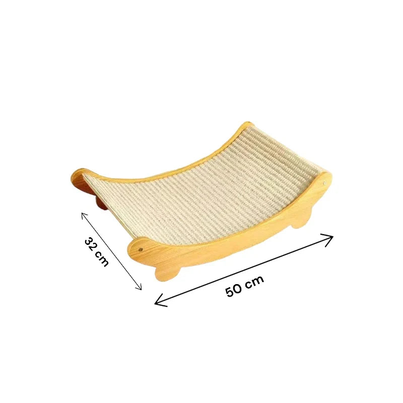 Grand tapis griffoir en sisal pour chat