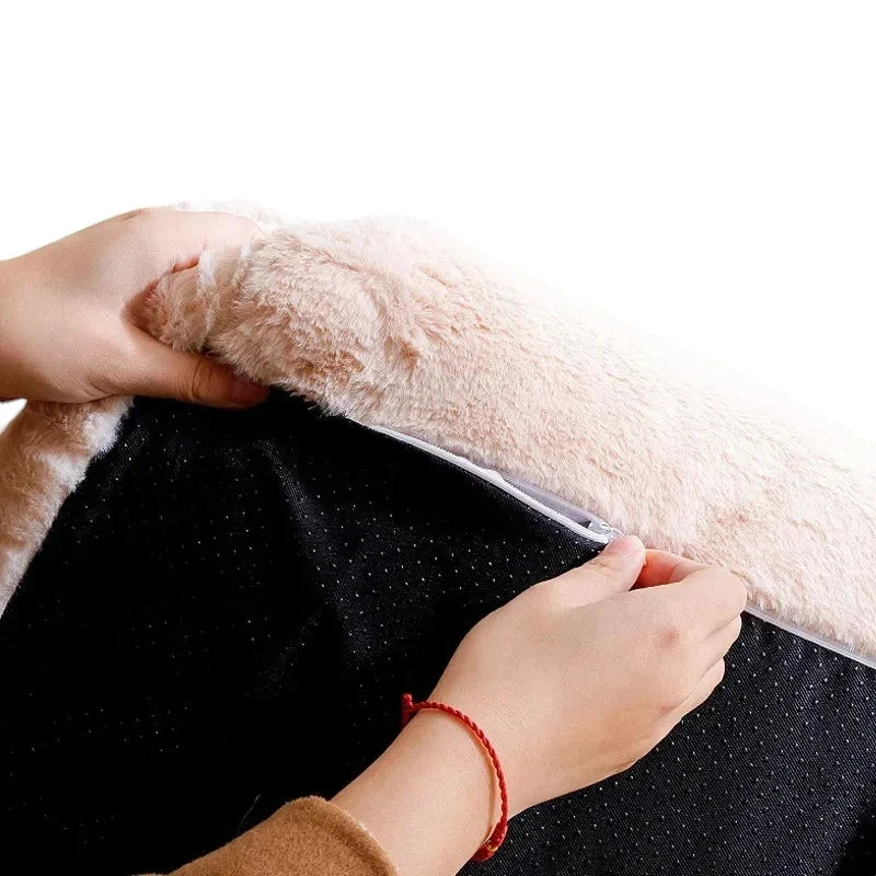 Canapé en peluche pour chat